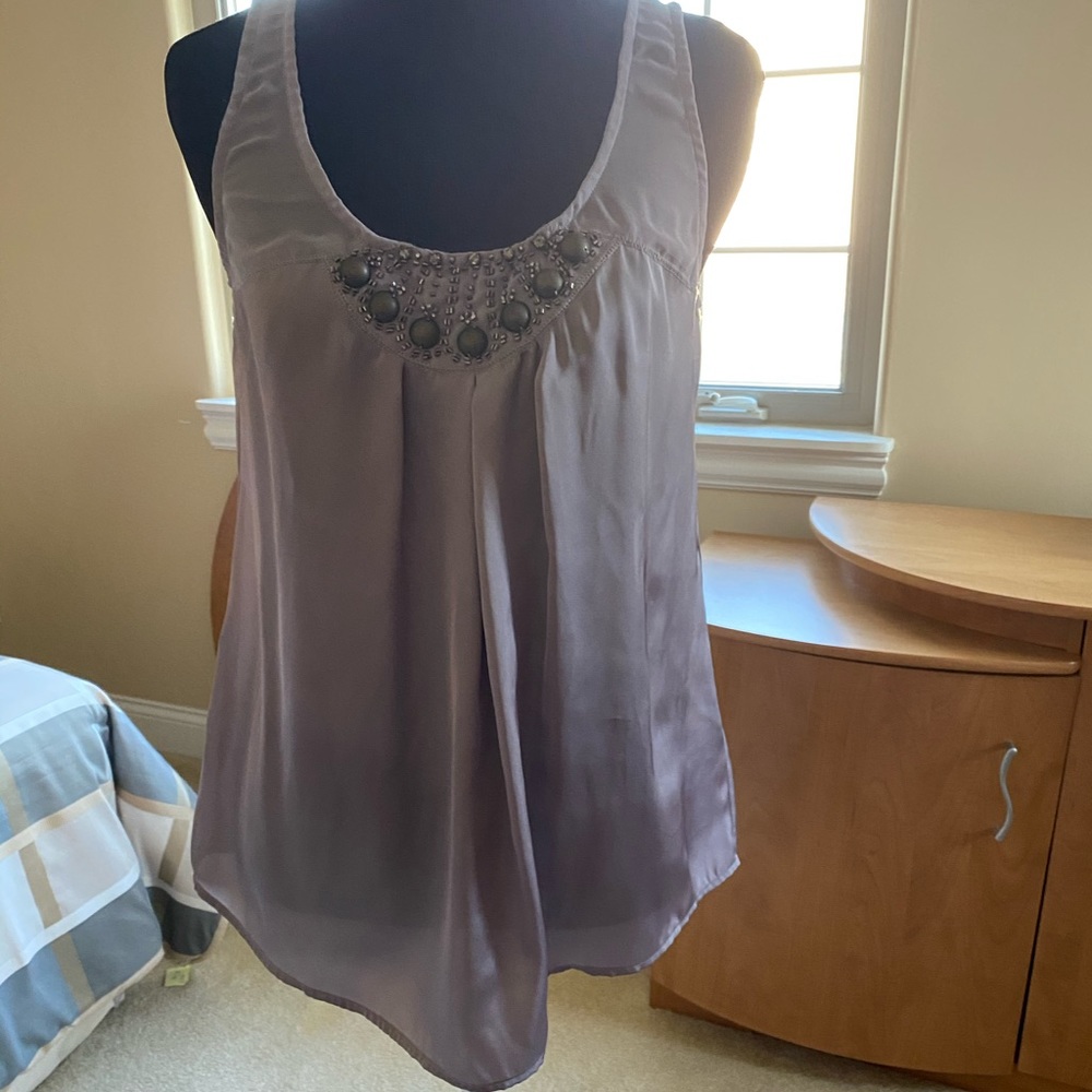 Gray express tank top